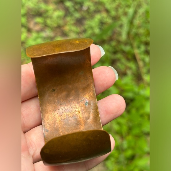 Copper & Abalone Cuff Bracelet - Picture 10 of 13